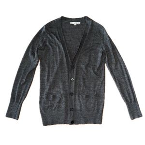 Loft grey long cardigan